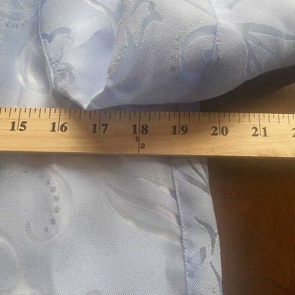 WOMEN'S ALFRED DUNNER blue FLORAL 2-FER  KNIT TOP WITH NECKLACE SP $58 New - Picture 11 of 16